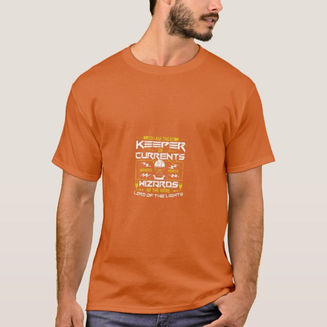 Elektrotechniker Lineman T-Shirt (Vorderseite)