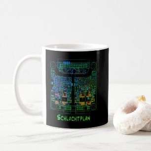 Elektrotechniker Tasse Schaltplan "Schlachtplan"