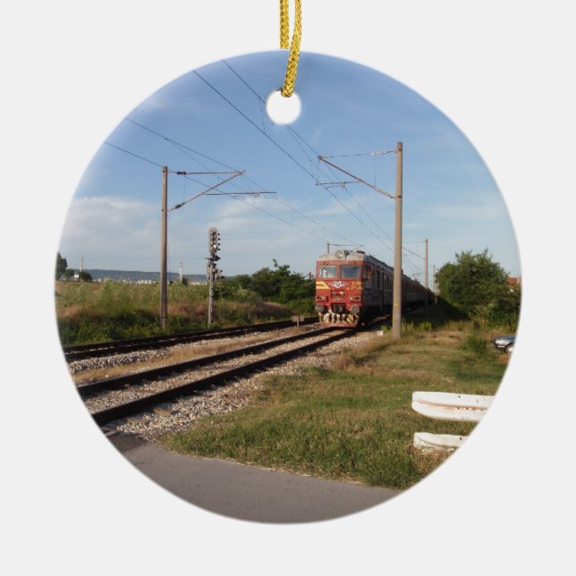 Elektrozug Keramik Ornament (Vorne)
