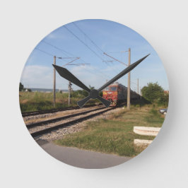 Elektrozug Runde Wanduhr