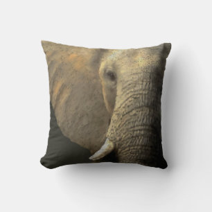Elelphant-Portrait Kissen