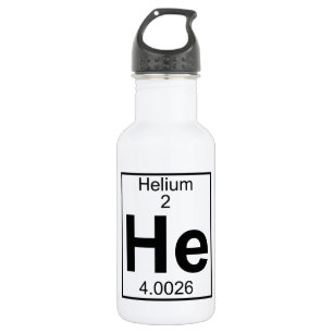 Element 002 - Er - Helium (voll) Trinkflasche