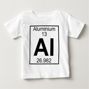 Element 013 - Al - Aluminium (voll) Baby T-shirt