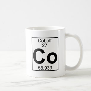 Element 027 - Co - Kobalt (voll) Kaffeetasse