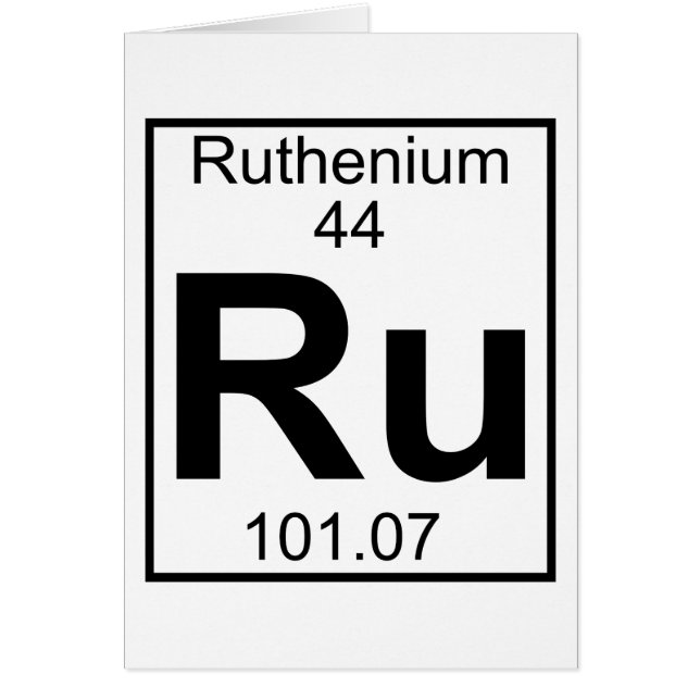 Élément 044 - RU - Ruthénium (plein) (Devant)