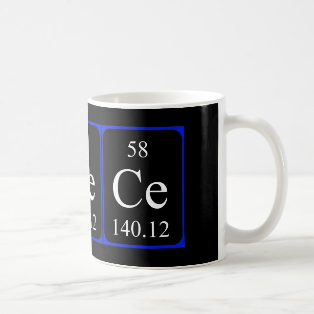 Element 58 Tasse - Cerium black (Rechts)