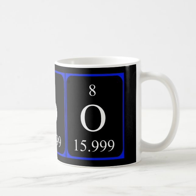 Element 8 Tasse - Sauerstoff (Rechts)