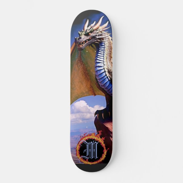 *~* Element AP88 Elemental Dragon Fierce Sky Cloud Skateboard (Vorderseite)