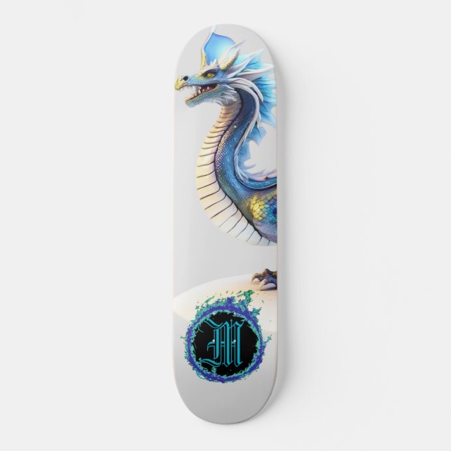 *~* Element AP88 Elementarer Metallischer Drache Skateboard (Vorderseite)