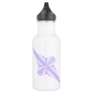 Elément Art déco en bouteille d'eau lilas & violet