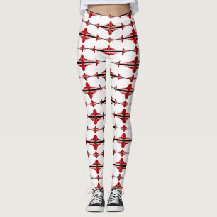 Elément Art déco en Leggings rouges profonds