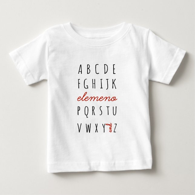 Element Baby T-shirt (Vorderseite)