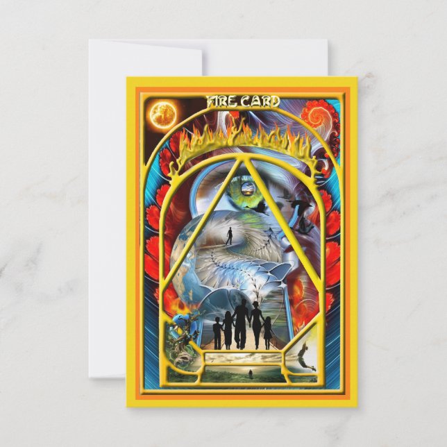 Élément de conception de carte d'incendie (Devant)