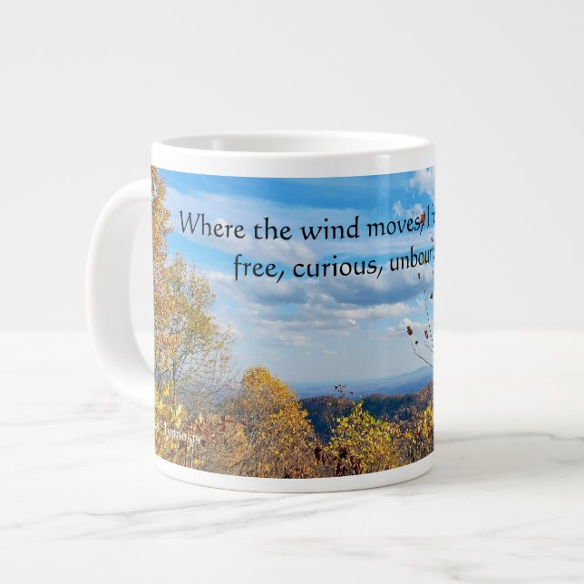 Element des Luft-Mugs - Der Windfolger Jumbo-Tasse (Vorderseite Links)