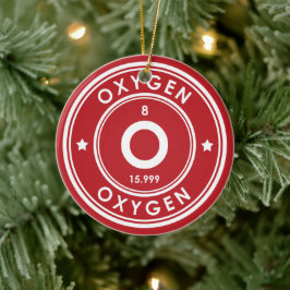 Élément d'oxygène Ornement en céramique rouge