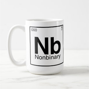 Element NB - Nichtbinäre Periodensystem Kaffeetasse