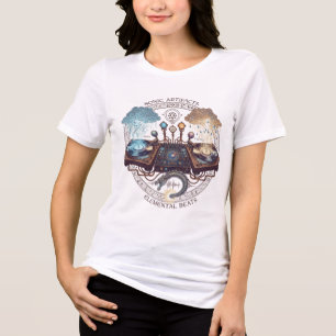 🎧 Elemental DJ – Meister des Klangs & Stürme T-Sh Tri-Blend Shirt