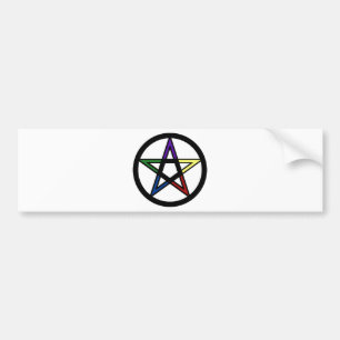 Elemental Pentacle Autoaufkleber