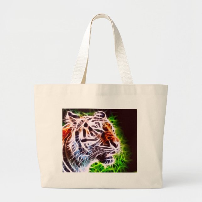 Elemental Tiger Jumbo Stoffbeutel (Vorne)