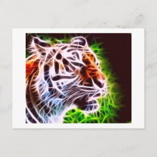 Elemental Tiger Postkarte