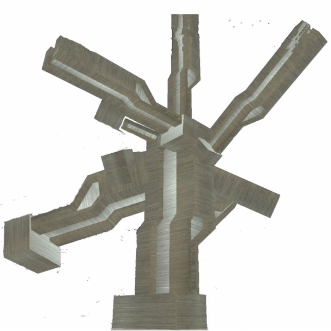 Elementarbauausschnitt Freistehende Fotoskulptur (Vorne)