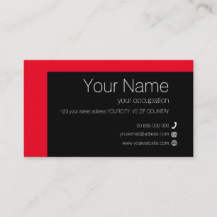 ELEMENTARE Collection Standard Business Card Visitenkarte