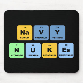 Elementare Marine-Kernwaffen Mousepad