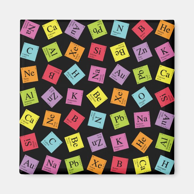 Elementare Periodic (dunkel) Magnet (Vorne)