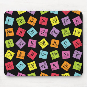 Elementare Periodic (dunkel) Mousepad