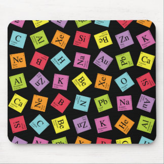 Elementare Periodic (dunkel) Mousepad