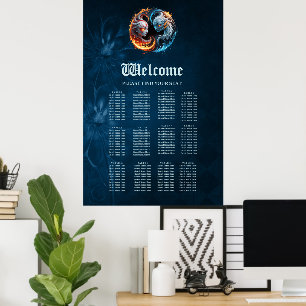 Elementarharmonie, Yin und Yang der Natur. Poster