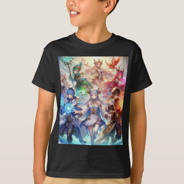 Elementarhelden: Aufstieg des Maiden T-Shirt (Vorderseite)