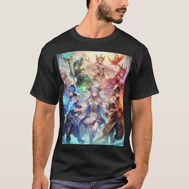 Elementarhelden: Aufstieg des Maiden T-Shirt (Vorderseite)