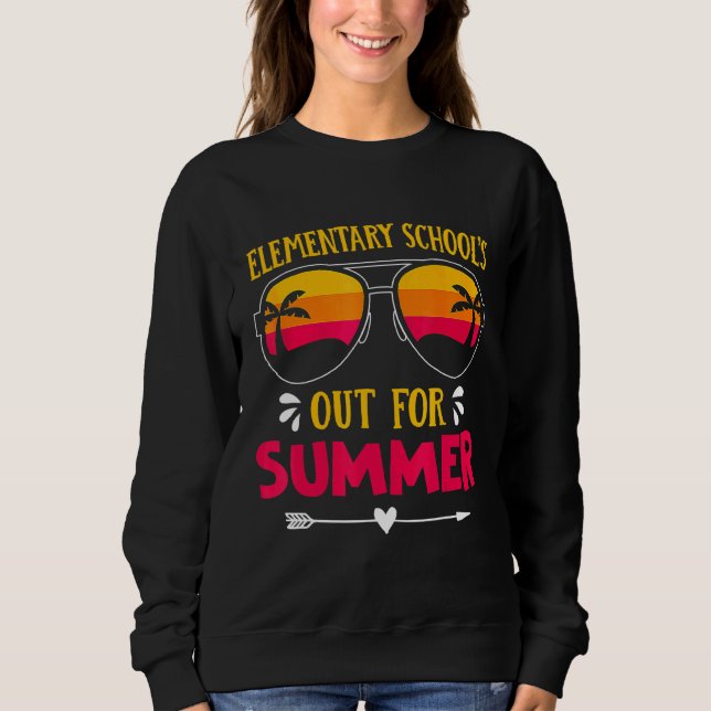 Elementarout für den Sommer überlebte ich Virtual  Sweatshirt (Vorderseite)
