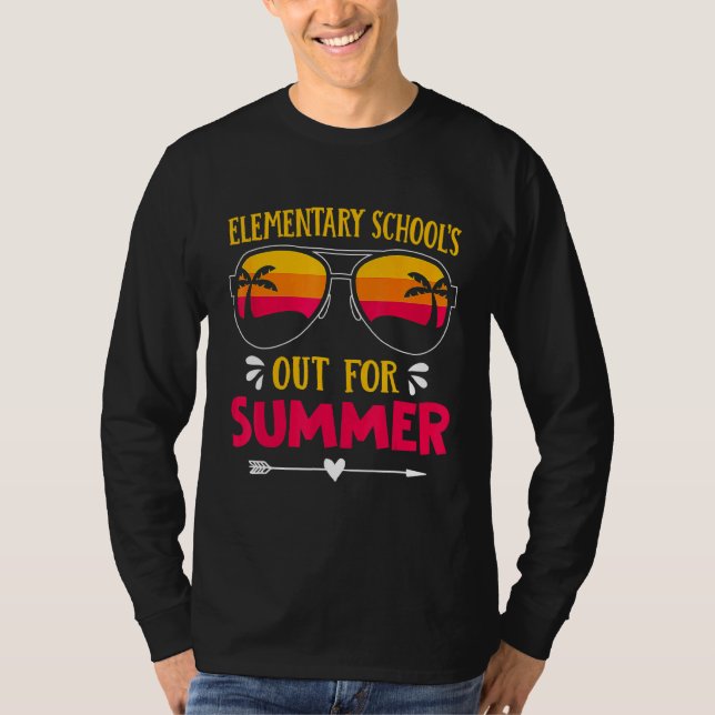 Elementarout für den Sommer überlebte ich Virtual  T-Shirt (Vorderseite)