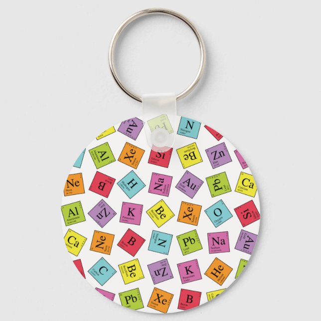 Elementarperiodic Schlüsselanhänger (Vorderseite)