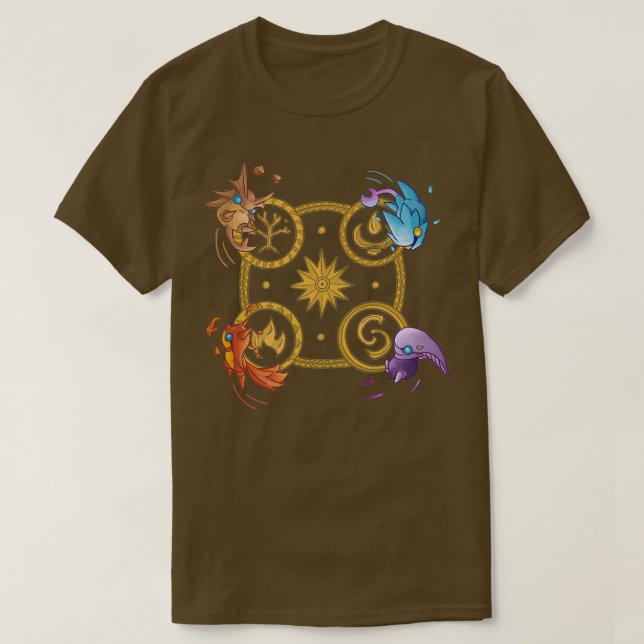 Elementarsterne sind hier T-Shirt (Design vorne)