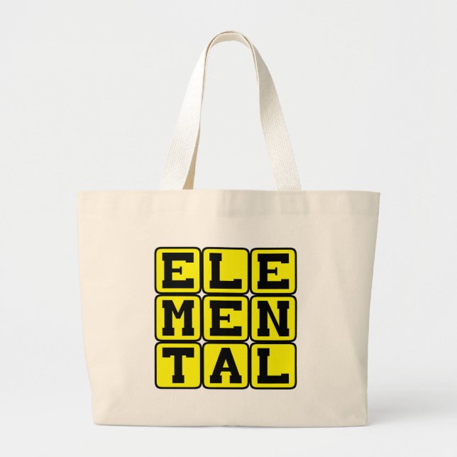 Elementarwesen, Mythisches Sein Jumbo Stoffbeutel (Vorne)