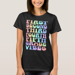 Elementary Grade Vibes Teacher Shirt - First Day