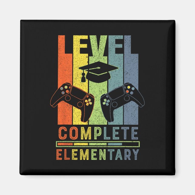 Elementary Level Complete Graduation Cl 2025 Gamer Magnet (Vorne)