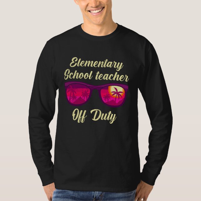 Elementary school class teacher off duty teacher T-Shirt (Vorderseite)