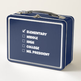 Elementary School Graduation Ms. President Metall Brotdose