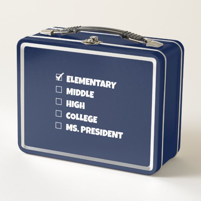 Elementary School Graduation Ms. President Metall Brotdose (Vorderseite)