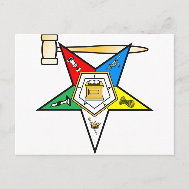 Elemente aus der Vergangenheit des Oststerns Postkarte (Vorderseite)