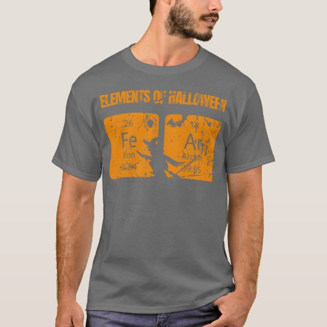 Elemente der Halloween-Gabe T-Shirt (Vorderseite)