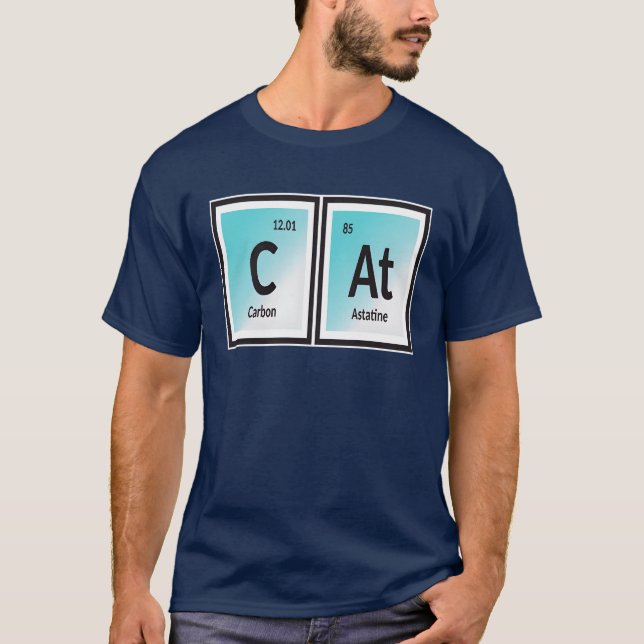 Elemente der Katzengeschenke T-Shirt (Vorderseite)