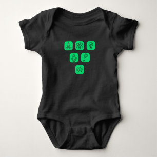 Elemente der Wissenschaft Baby Strampler