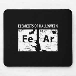 Elemente des Halloween-Shirts (Angst) regelmäßig Mousepad