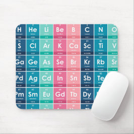 Elemente des Periodischen Tabellenmusters Mousepad