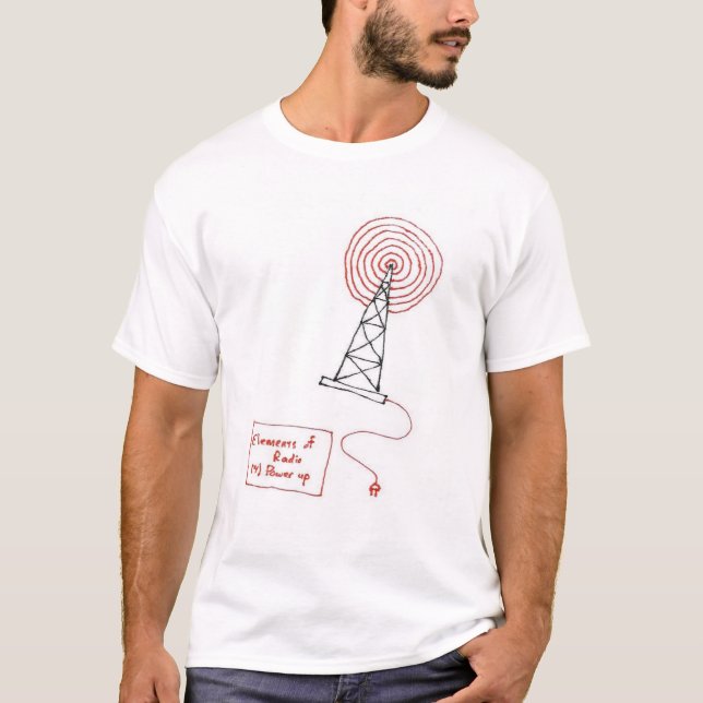 Elemente des Powers des Radio-(4) oben T-Shirt (Vorderseite)